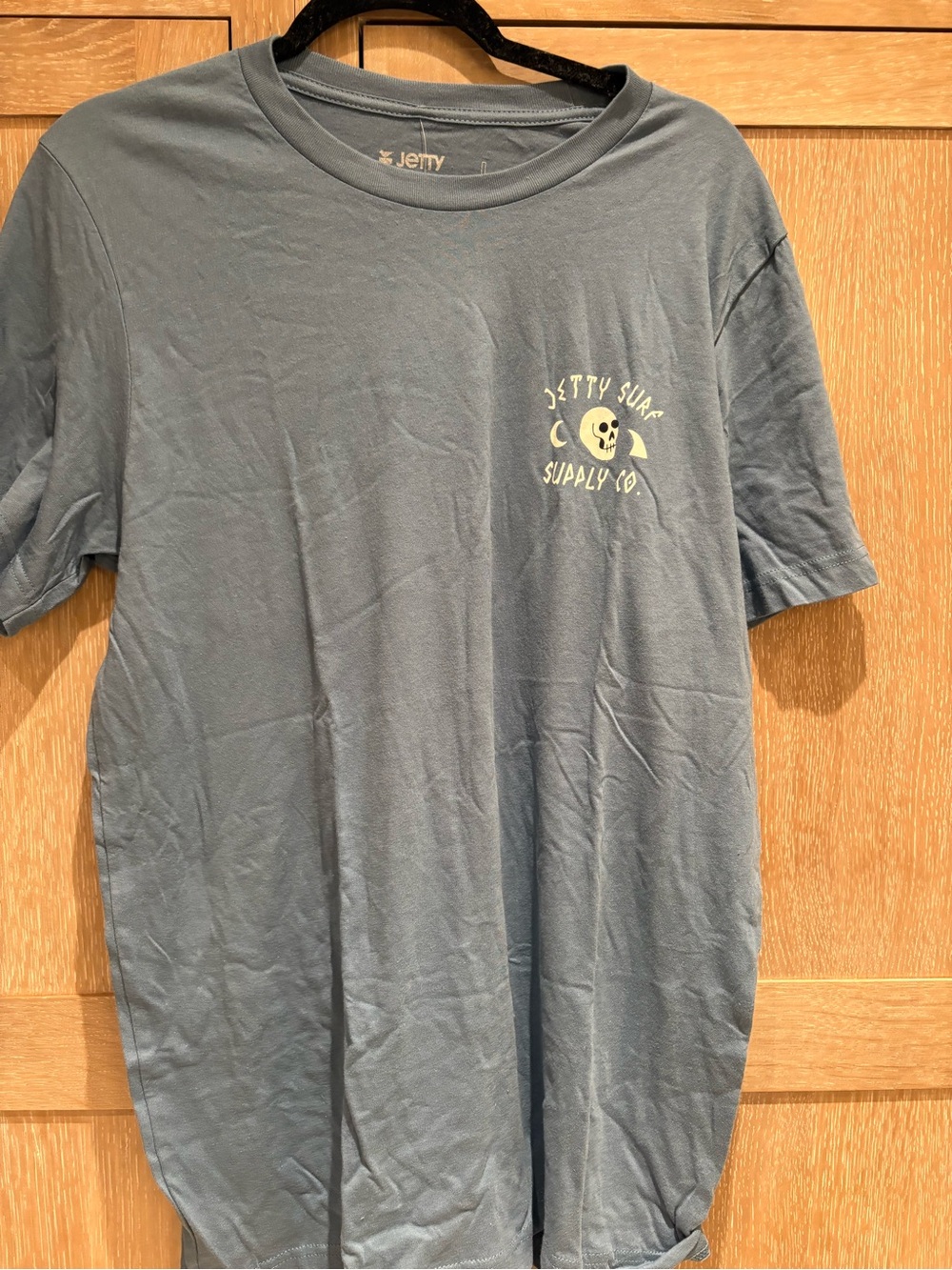 Jetty Surf Short Sleeve Tee in Slate Gray-Blue
